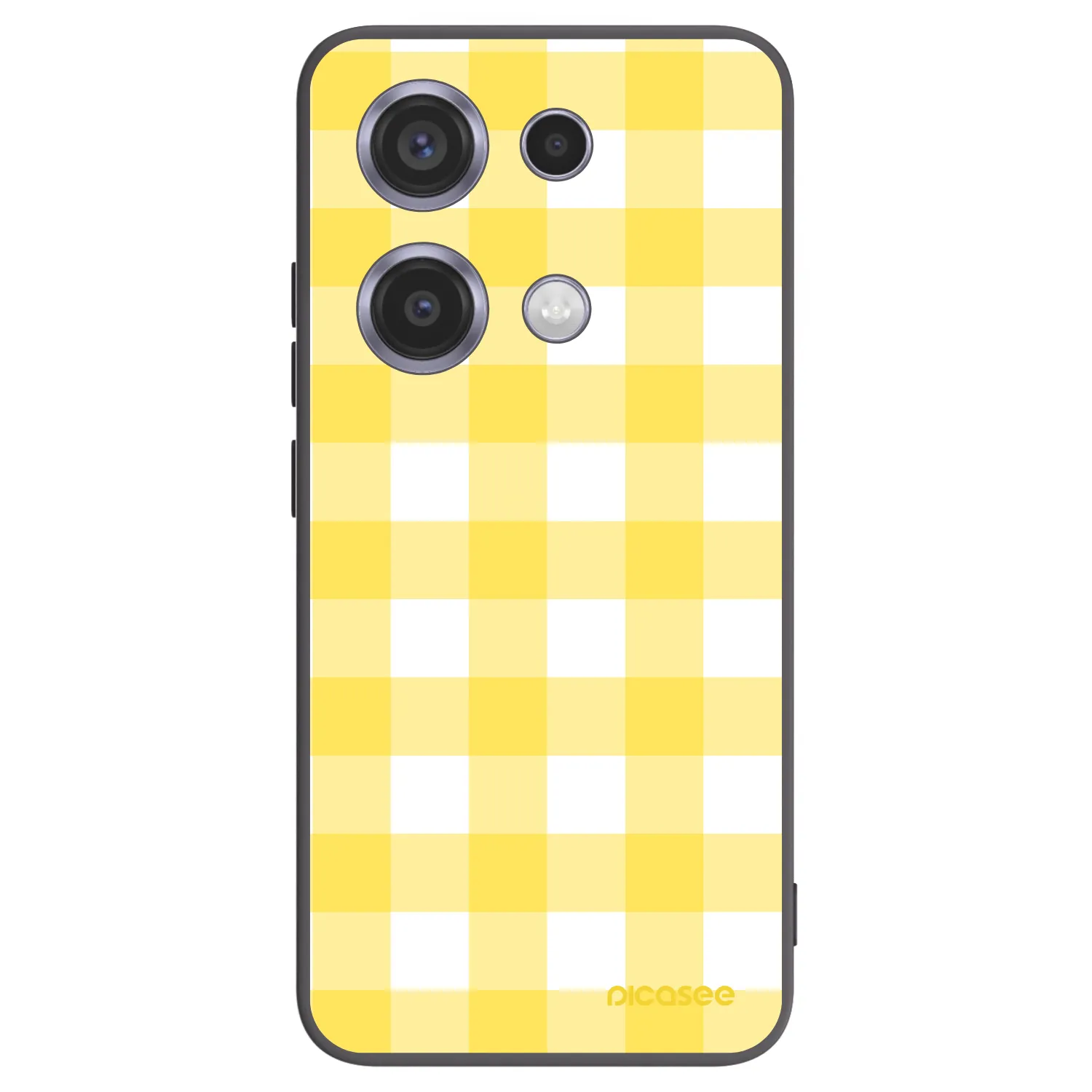 Picasee fekete szilikon tok az alábbi mobiltelefonokra Xiaomi Redmi Note 14S - Gride lemon