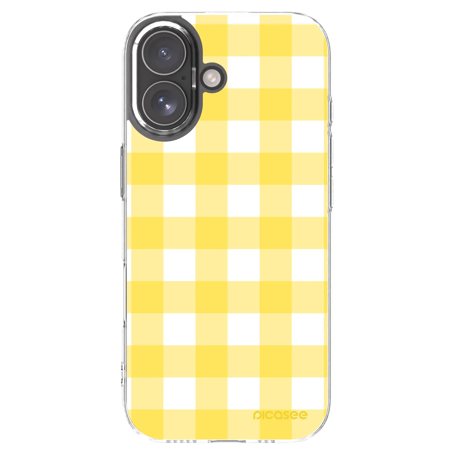 Picasee átlátszó szilikon tok az alábbi mobiltelefonokra Apple iPhone 17 - Gride lemon