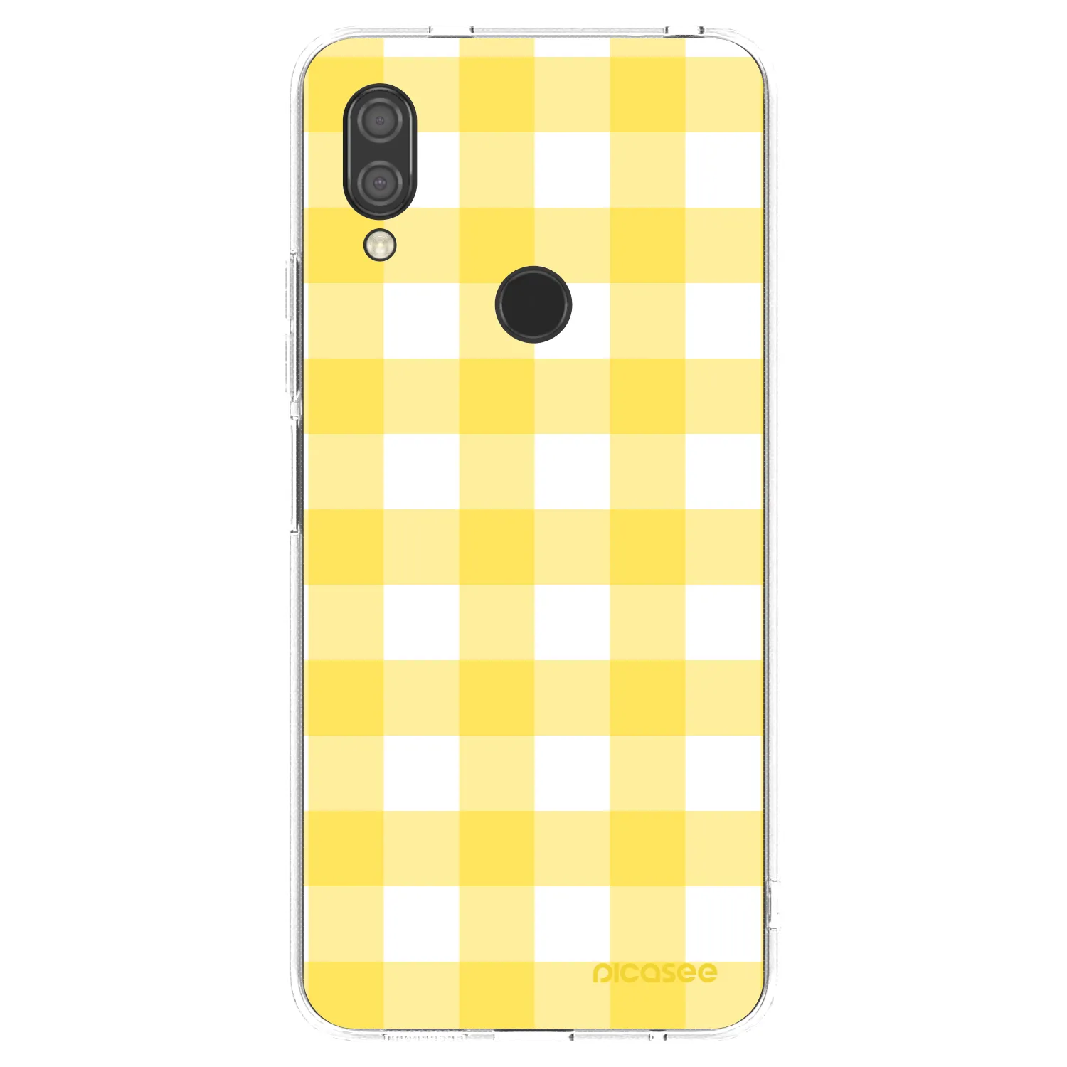 Picasee átlátszó szilikon tok az alábbi mobiltelefonokra Xiaomi Redmi 7 - Gride lemon