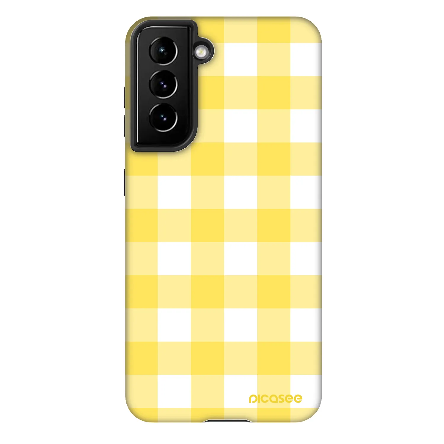 Picasee Fashion Case Samsung Galaxy S21 5G G991B - Gride lemon