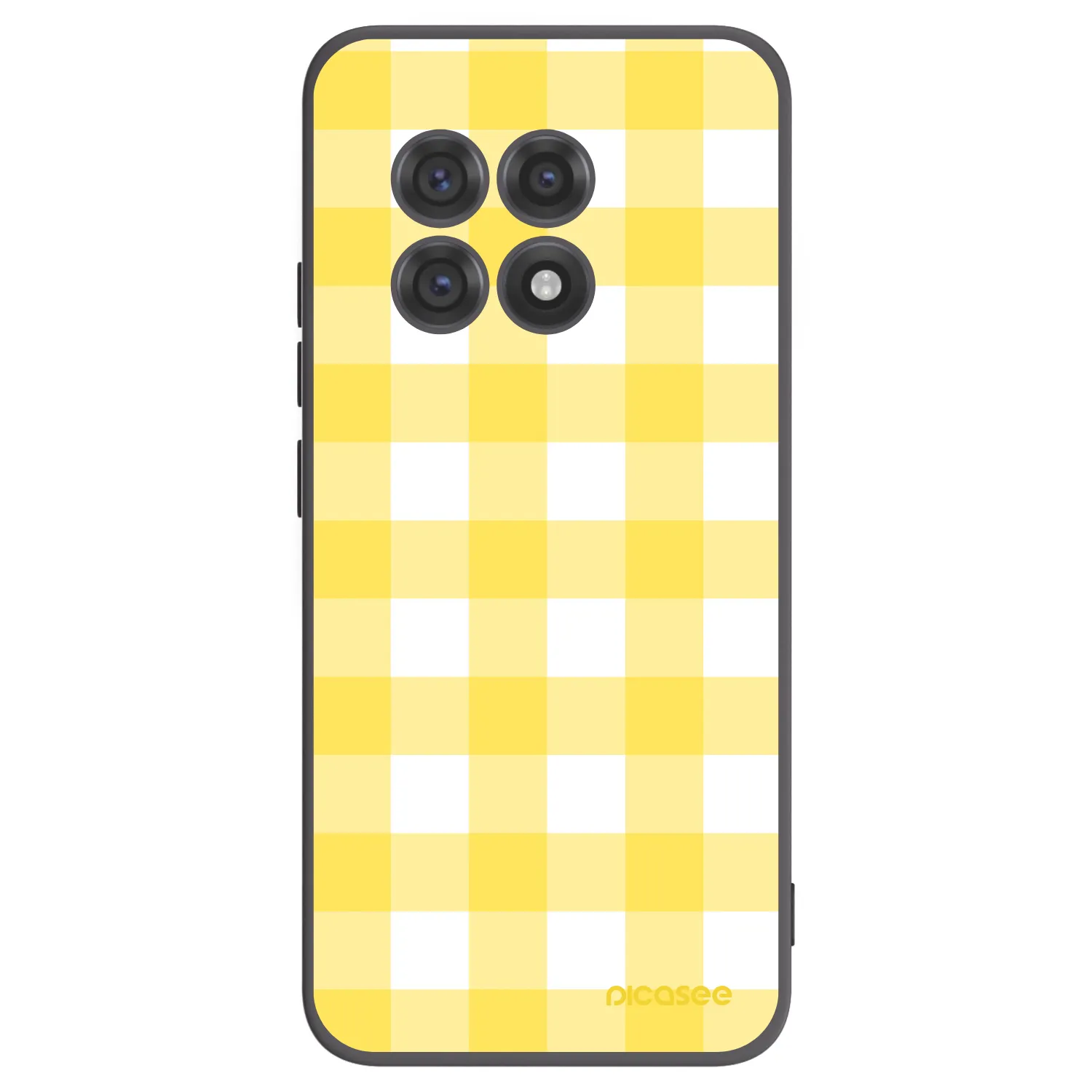 Picasee fekete szilikon tok az alábbi mobiltelefonokra OnePlus 13R 5G - Gride lemon
