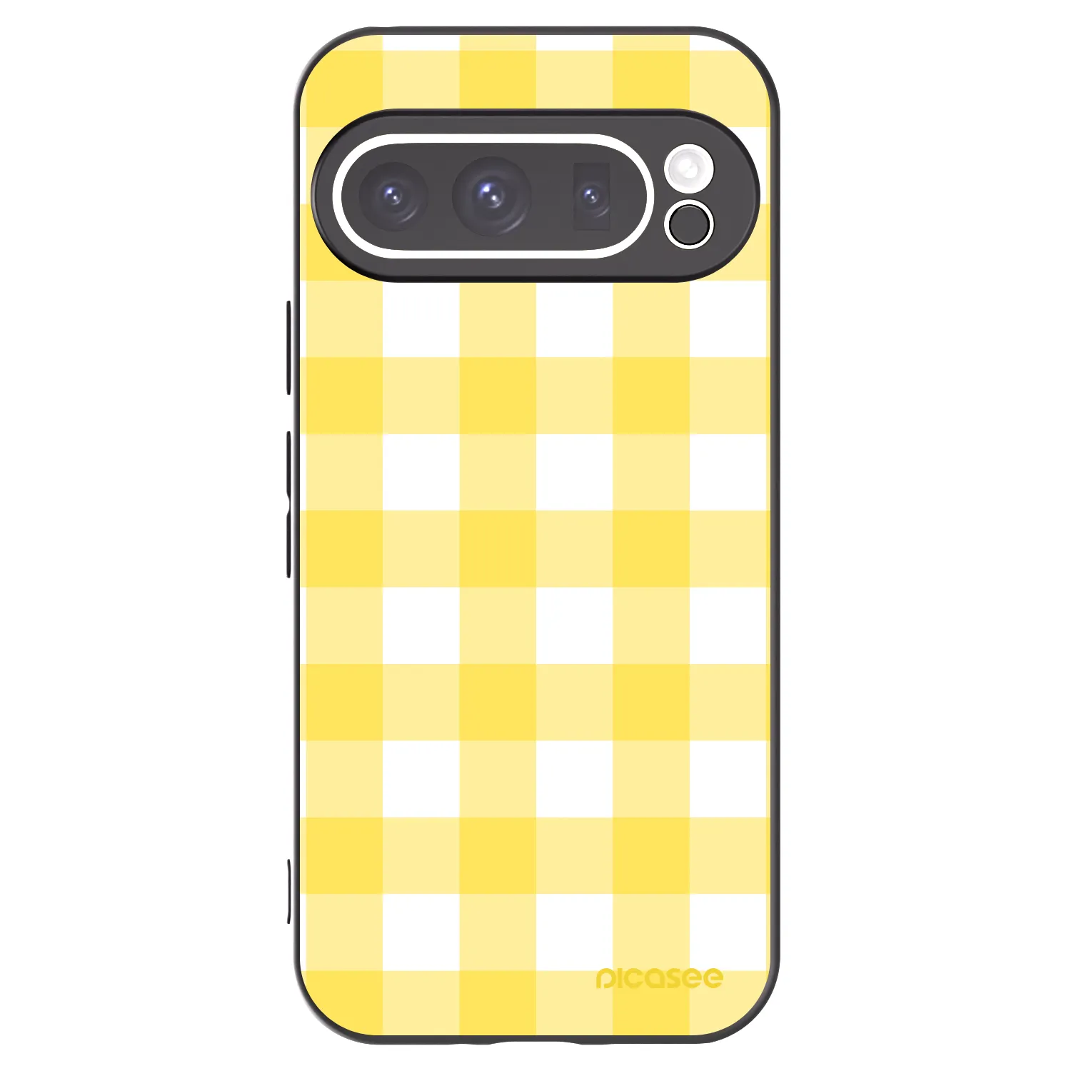 Picasee fekete szilikon tok az alábbi mobiltelefonokra Google Pixel 9 Pro XL - Gride lemon