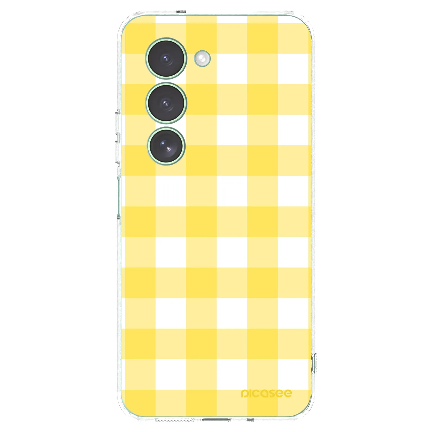 Picasee átlátszó szilikon tok az alábbi mobiltelefonokra Xiaomi Redmi 15 5G - Gride lemon