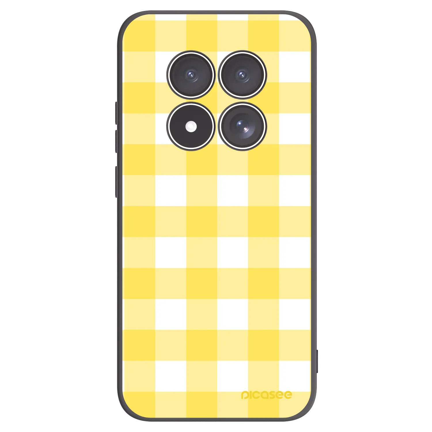 Picasee fekete szilikon tok az alábbi mobiltelefonokra Xiaomi Redmi Note 15 Pro 4G - Gride lemon