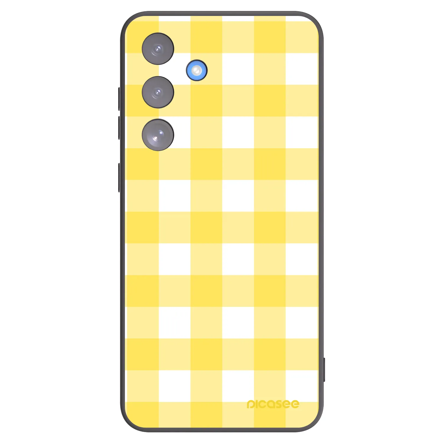 Picasee fekete szilikon tok az alábbi mobiltelefonokra Samsung Galaxy S25 FE 5G - Gride lemon