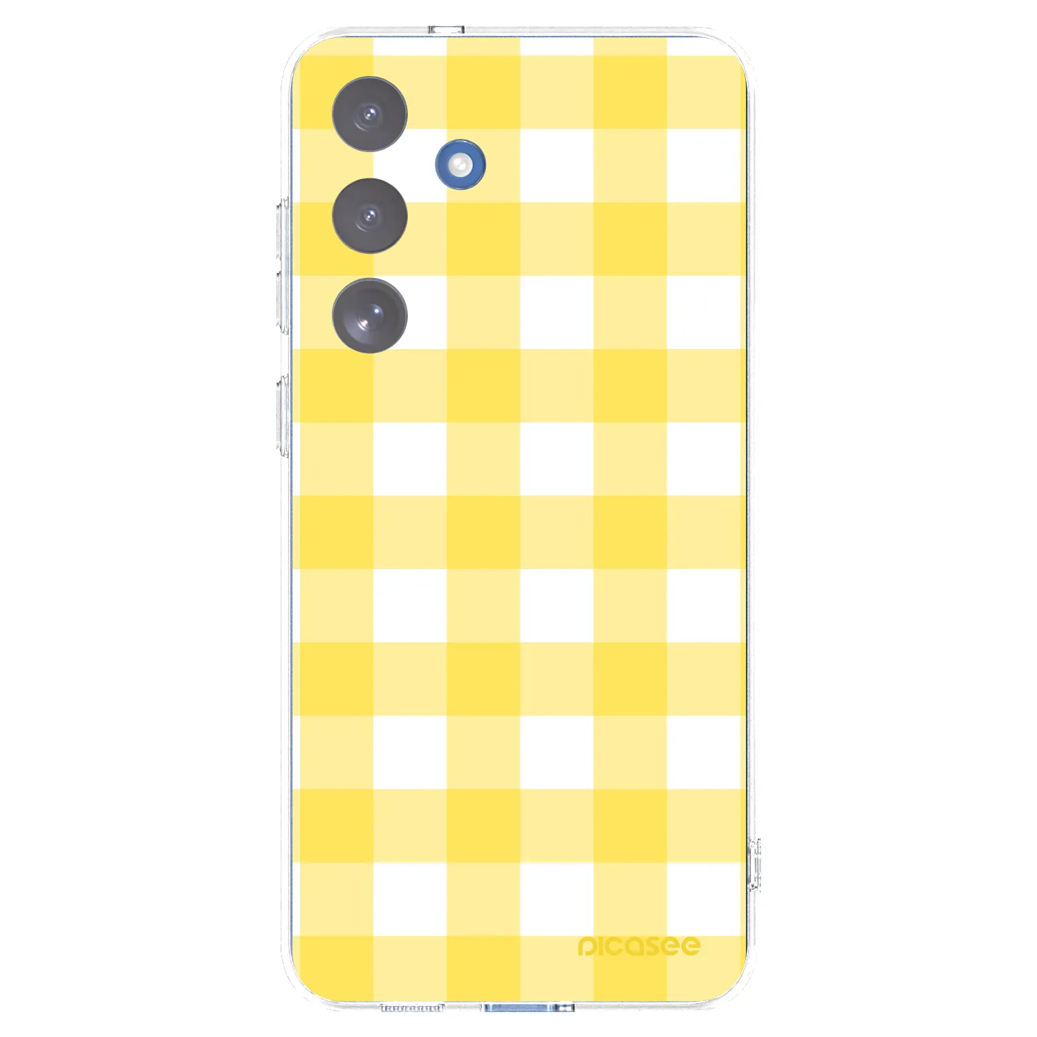 Picasee átlátszó szilikon tok az alábbi mobiltelefonokra Samsung Galaxy S25 FE 5G - Gride lemon
