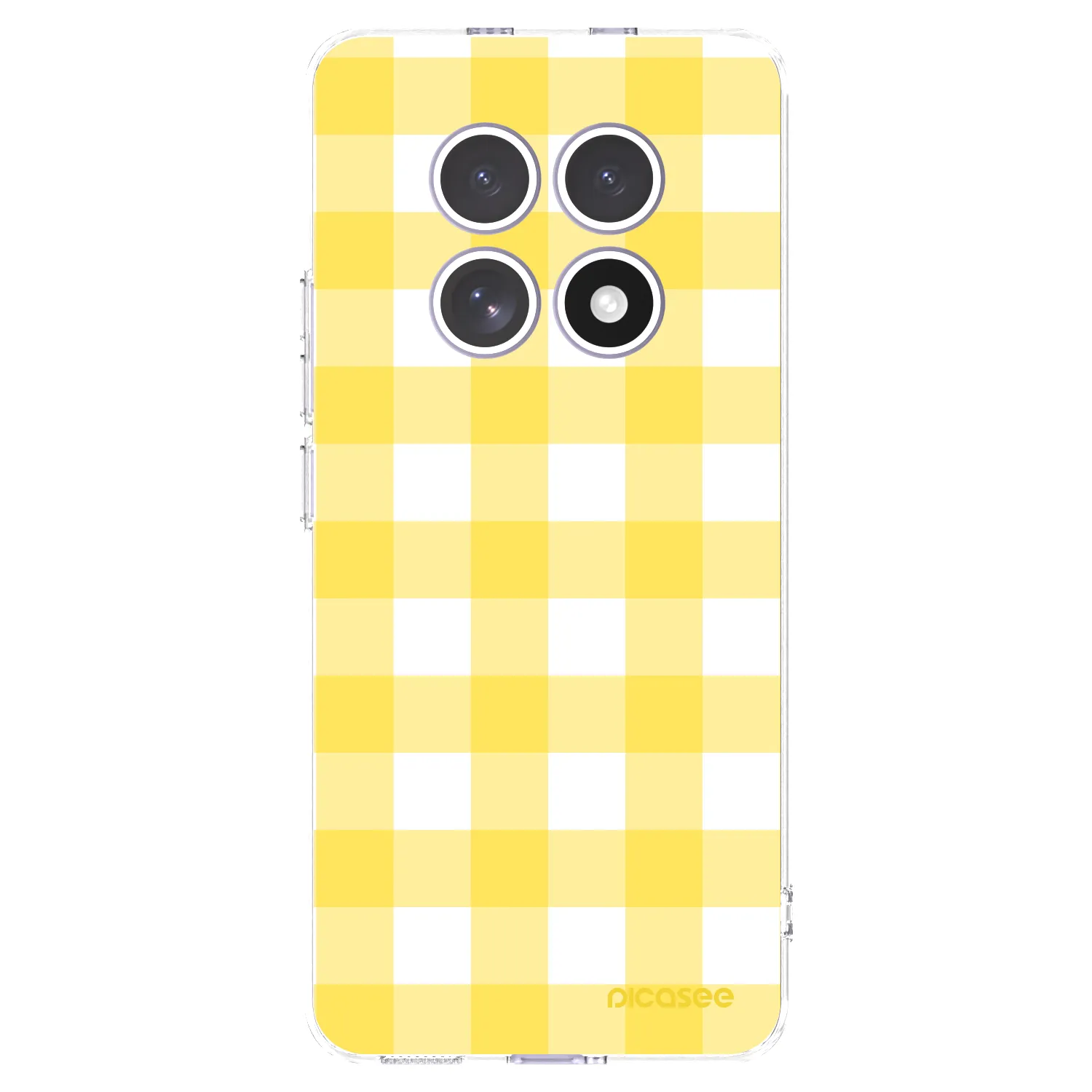 Picasee átlátszó szilikon tok az alábbi mobiltelefonokra Xiaomi Redmi Note 15 4G - Gride lemon