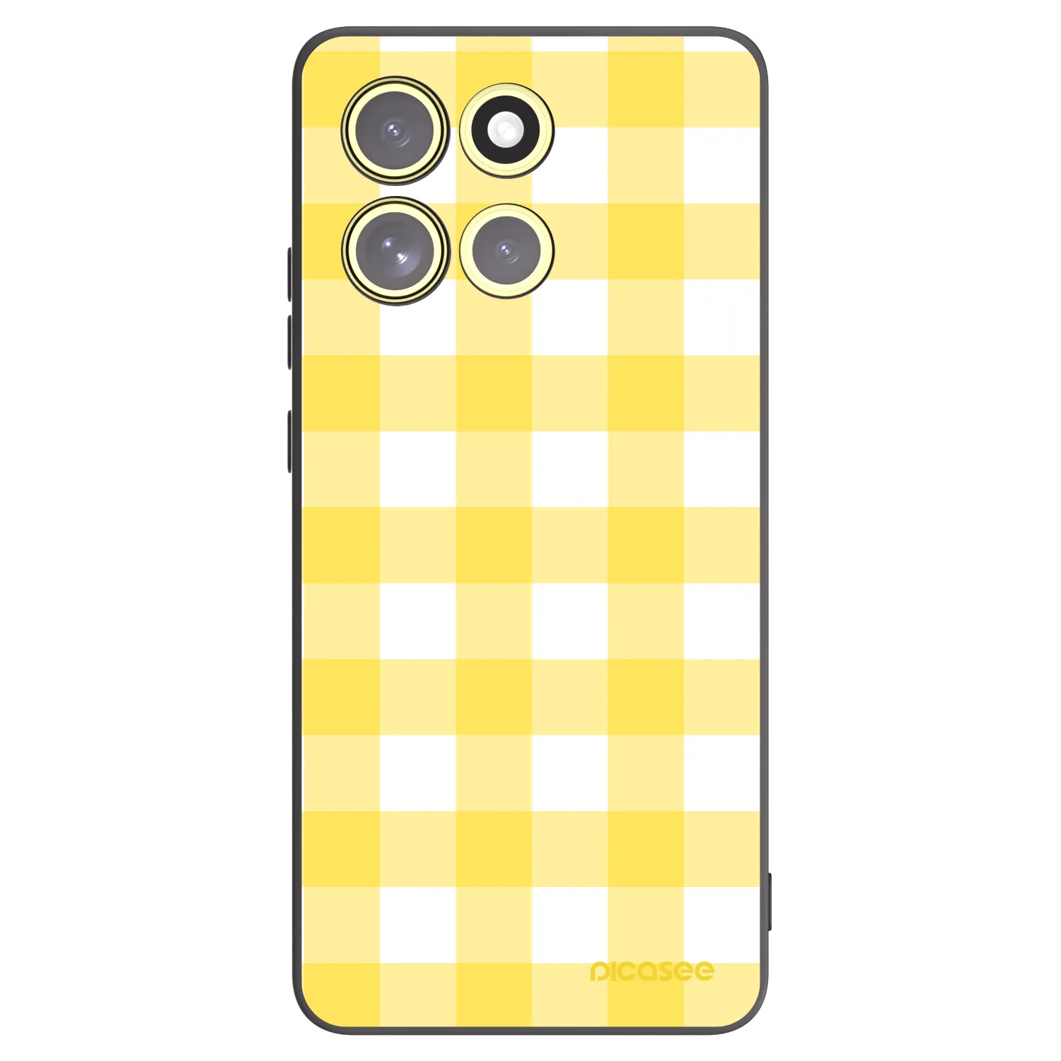 Picasee fekete szilikon tok az alábbi mobiltelefonokra Motorola Moto G86 Power 5G - Gride lemon