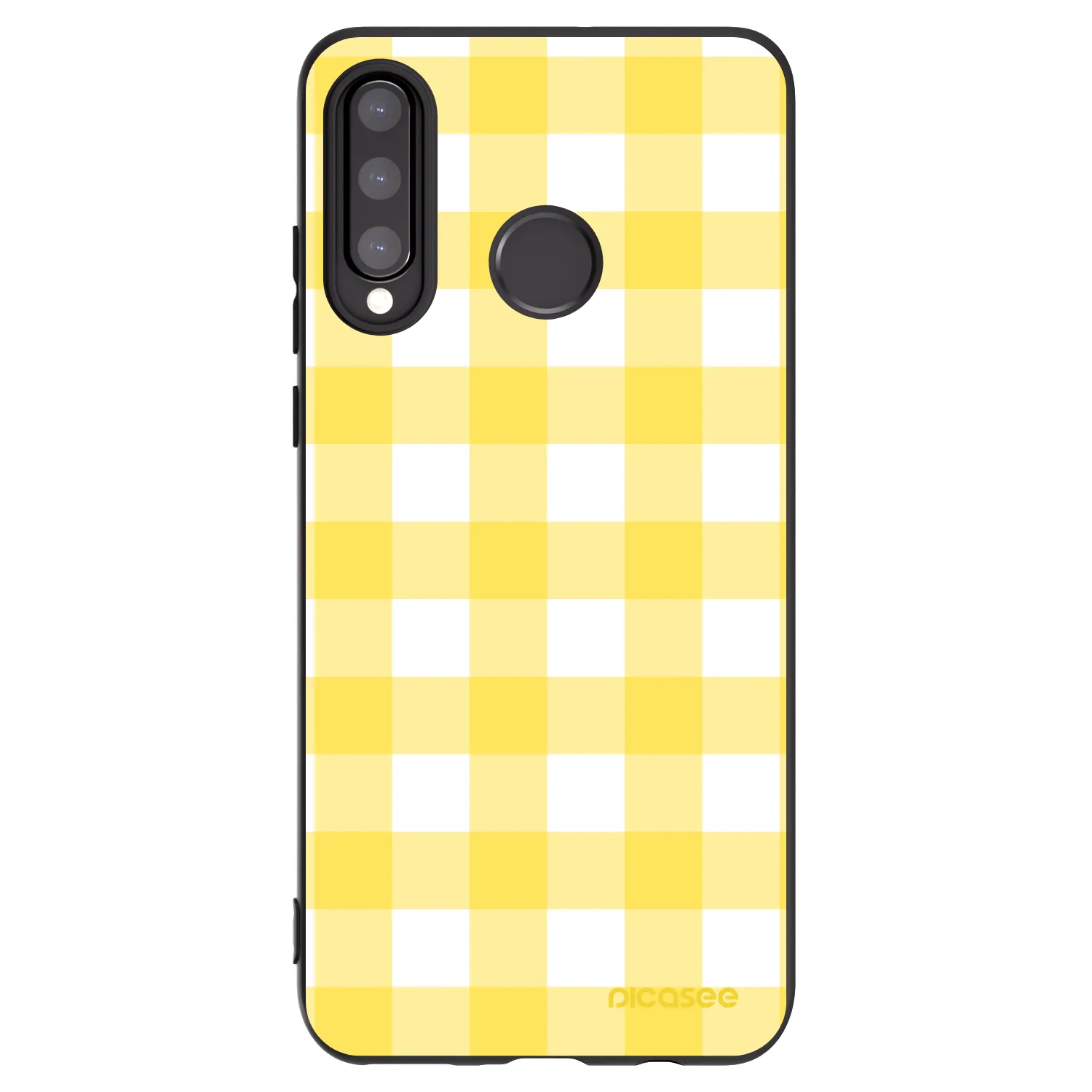 Picasee fekete szilikon tok az alábbi mobiltelefonokra Huawei P30 Lite - Gride lemon