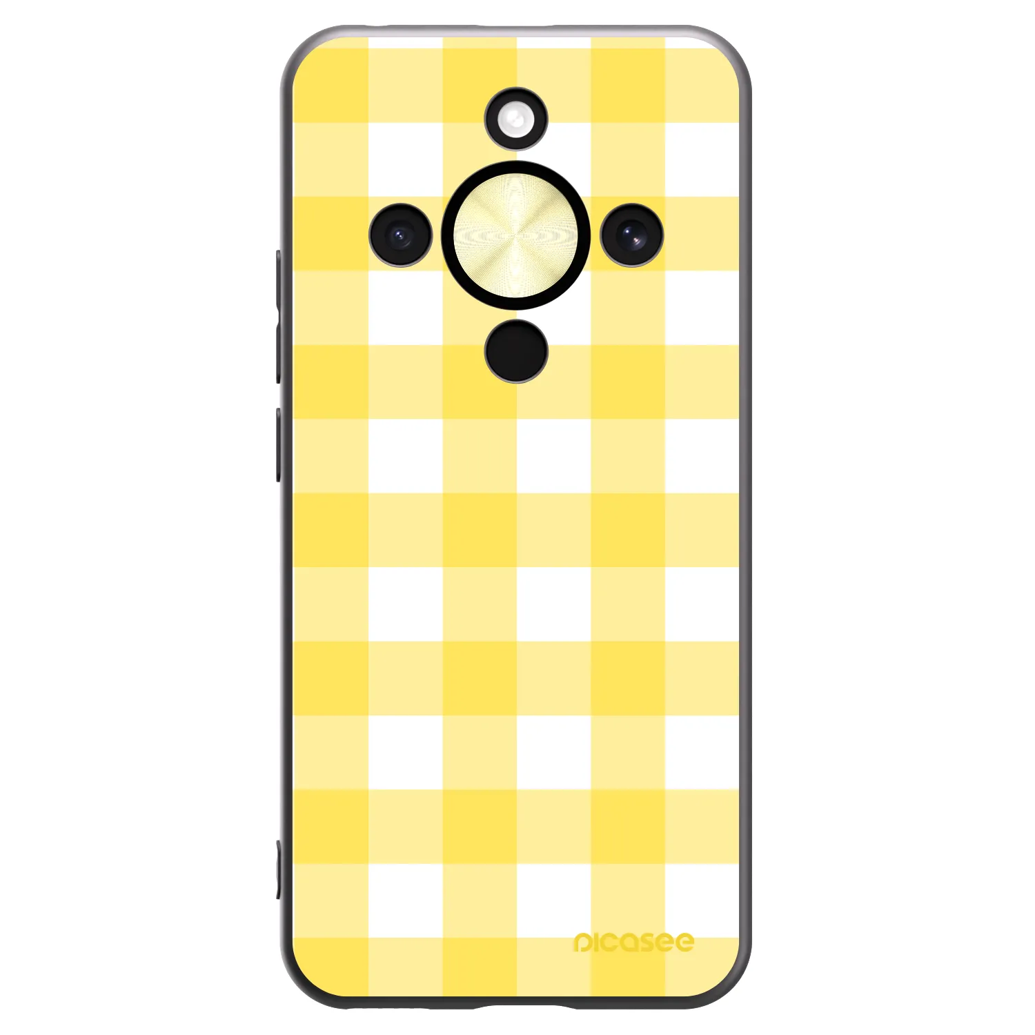 Picasee fekete szilikon tok az alábbi mobiltelefonokra Honor Magic8 Lite 5G - Gride lemon