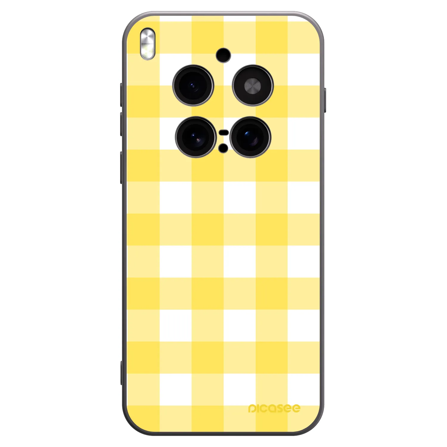 Picasee fekete szilikon tok az alábbi mobiltelefonokra Vivo X300 Pro - Gride lemon