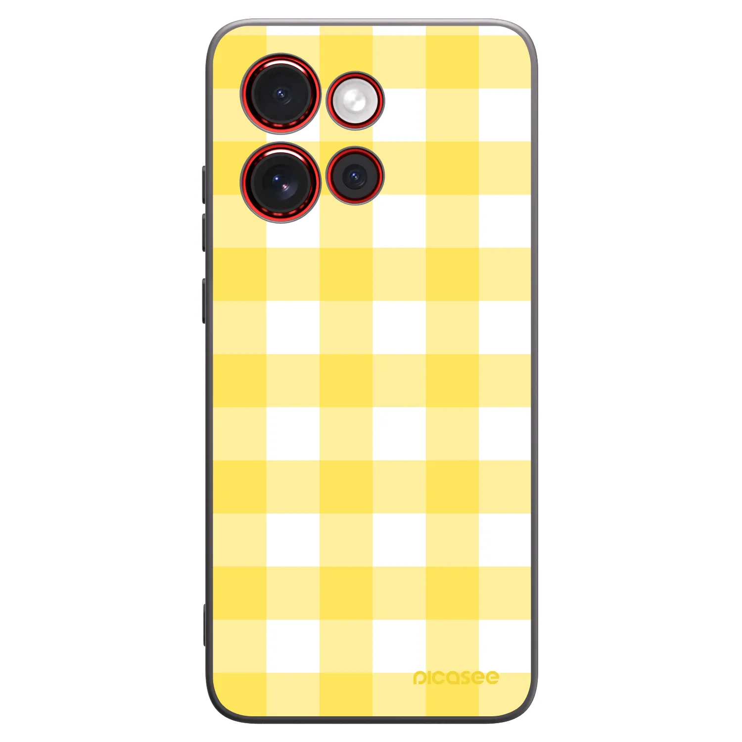 Picasee fekete szilikon tok az alábbi mobiltelefonokra Motorola Edge 60 Neo 5G - Gride lemon