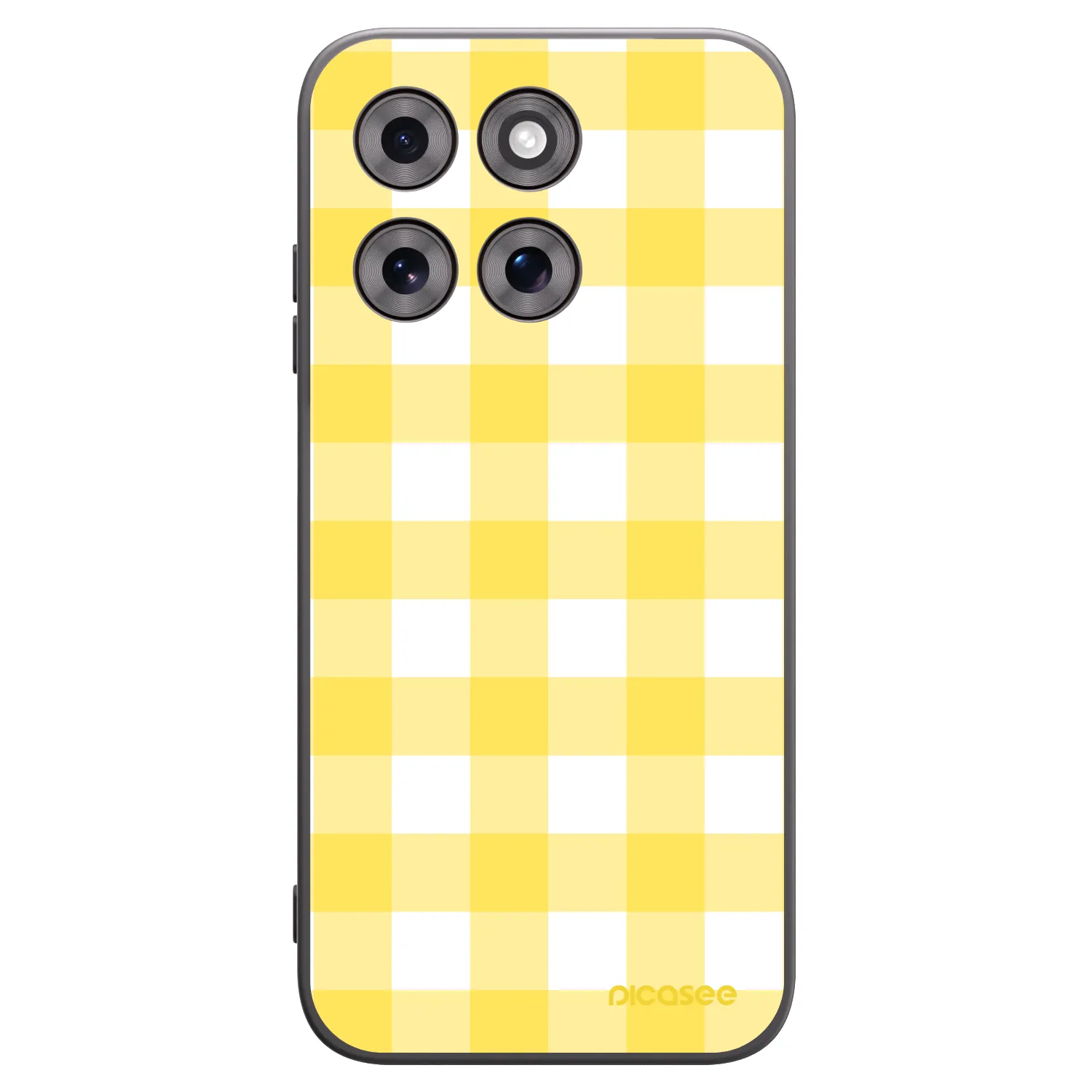 Picasee fekete szilikon tok az alábbi mobiltelefonokra Motorola Moto G77 - Gride lemon