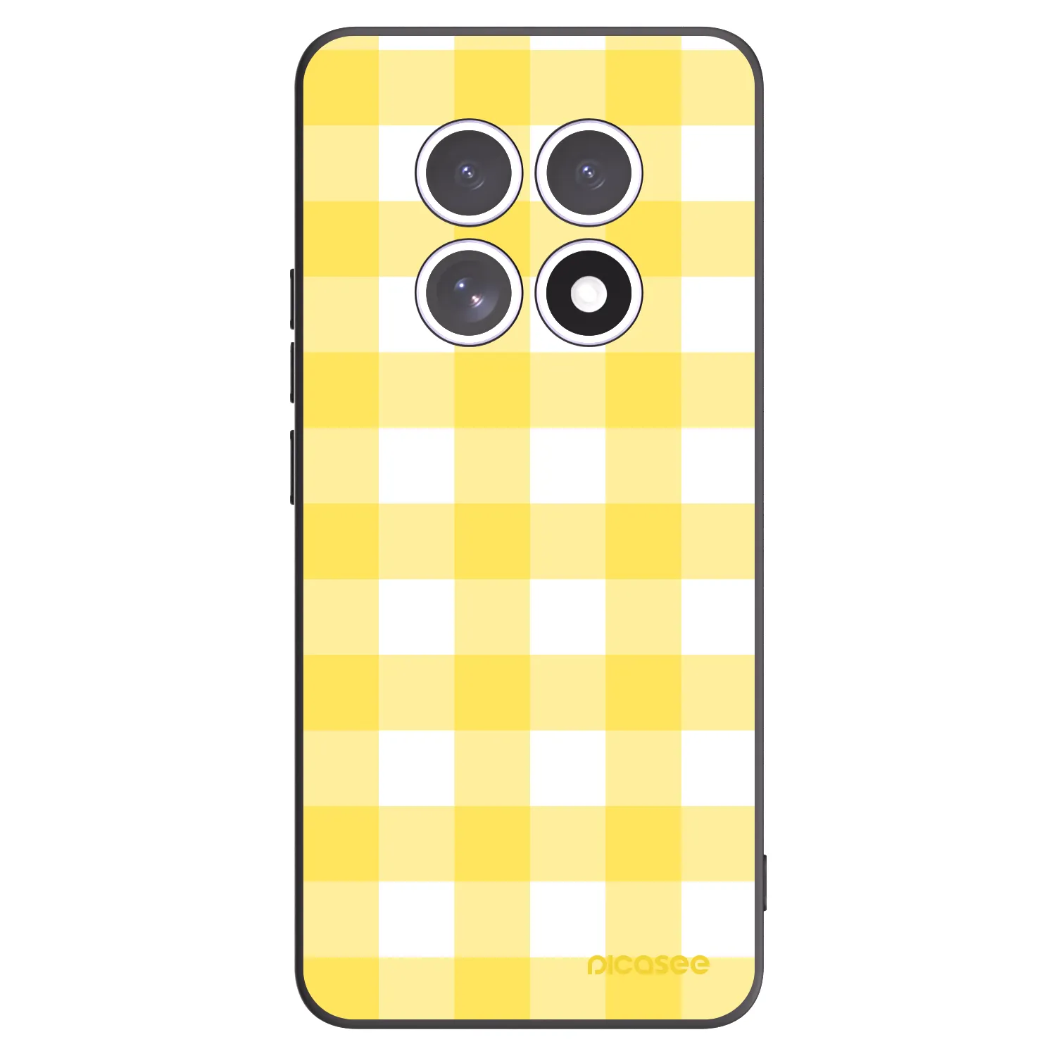 Picasee fekete szilikon tok az alábbi mobiltelefonokra Xiaomi Redmi Note 15 5G - Gride lemon