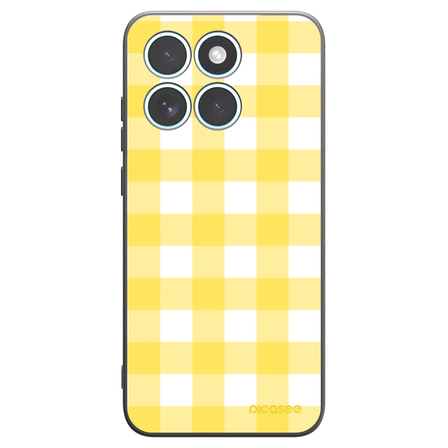 Picasee fekete szilikon tok az alábbi mobiltelefonokra Motorola Edge 70 Fusion - Gride lemon