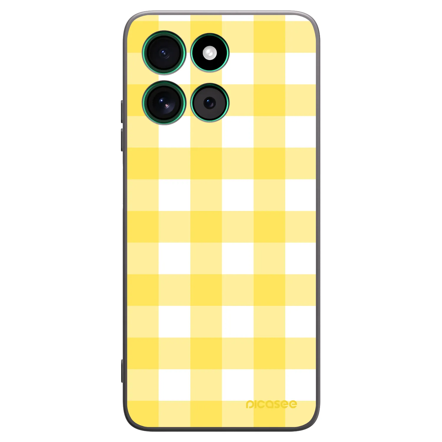 Picasee fekete szilikon tok az alábbi mobiltelefonokra Motorola Moto G57 Power - Gride lemon