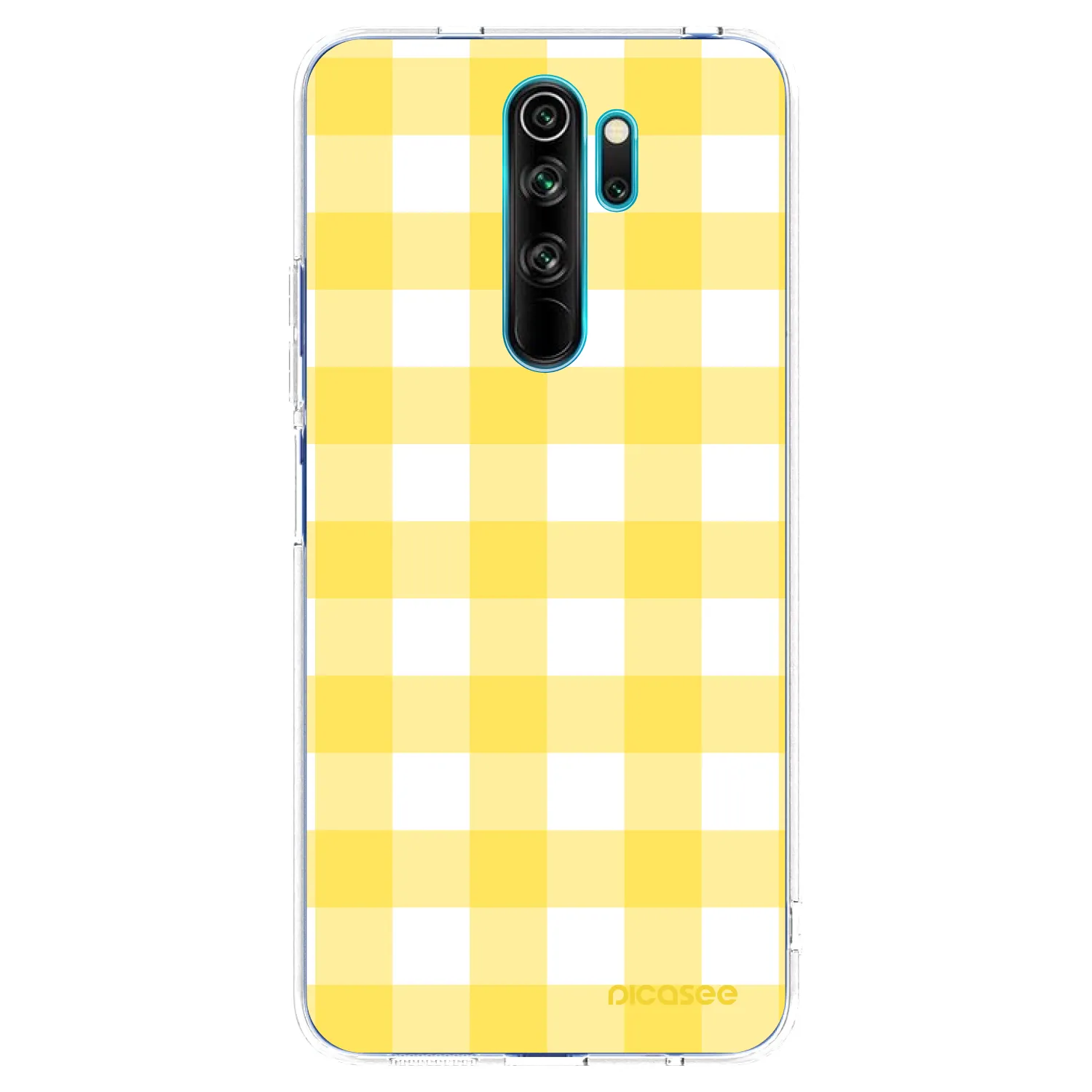 Picasee átlátszó szilikon tok az alábbi mobiltelefonokra Xiaomi Redmi Note 8 Pro - Gride lemon
