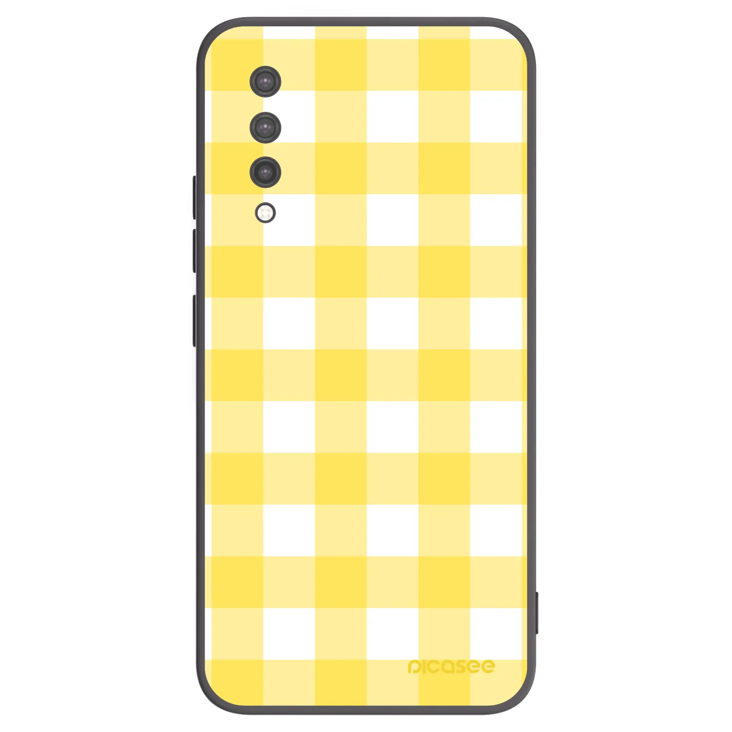 Picasee fekete szilikon tok az alábbi mobiltelefonokra Xiaomi Mi 9 Lite - Gride lemon