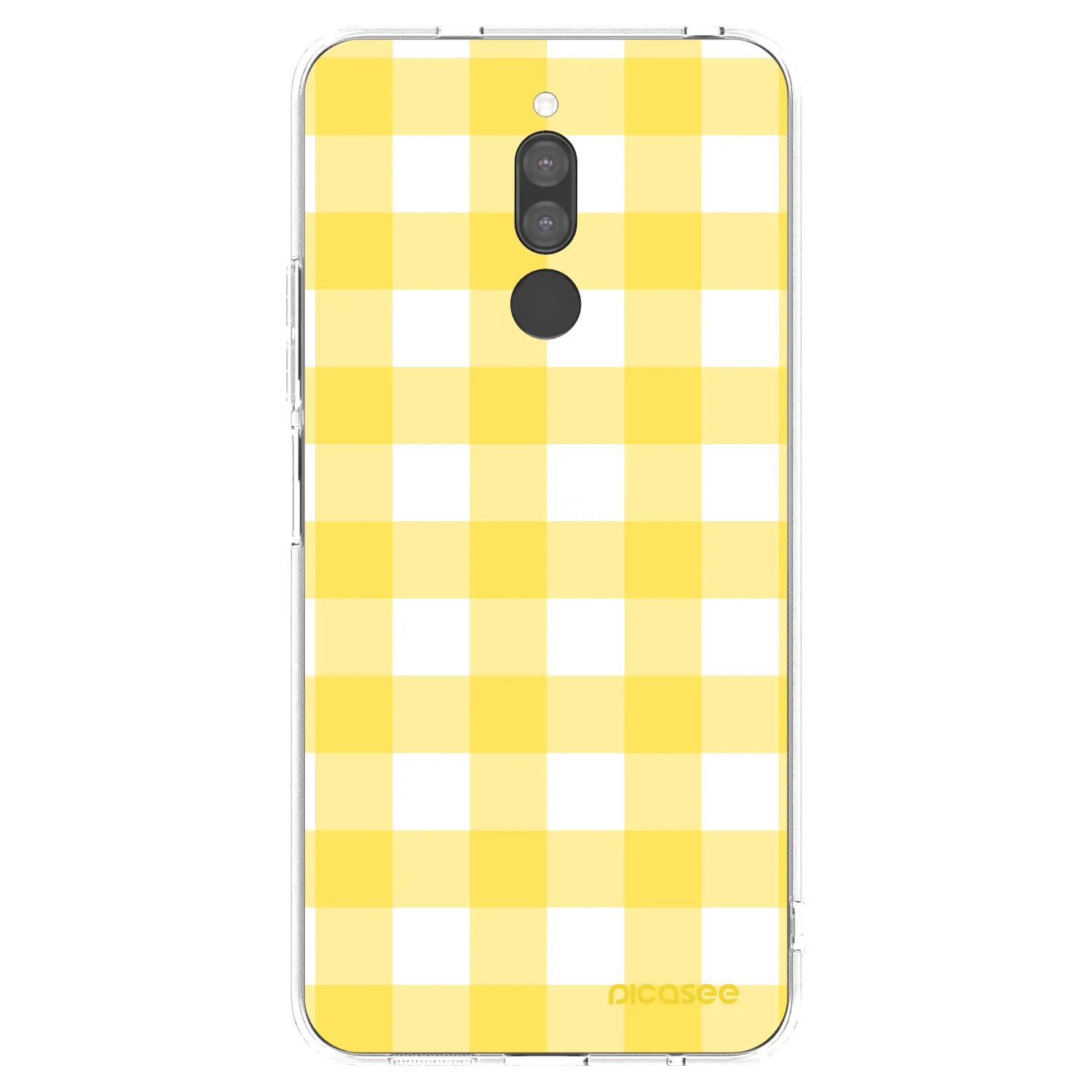 Picasee átlátszó szilikon tok az alábbi mobiltelefonokra Xiaomi Redmi 8 - Gride lemon