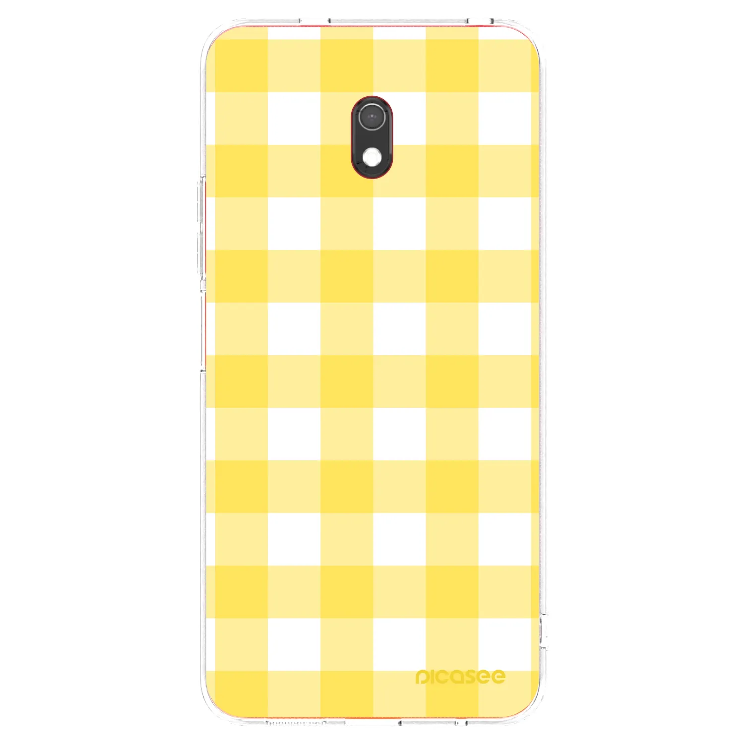 Picasee átlátszó szilikon tok az alábbi mobiltelefonokra Xiaomi Redmi 8A - Gride lemon