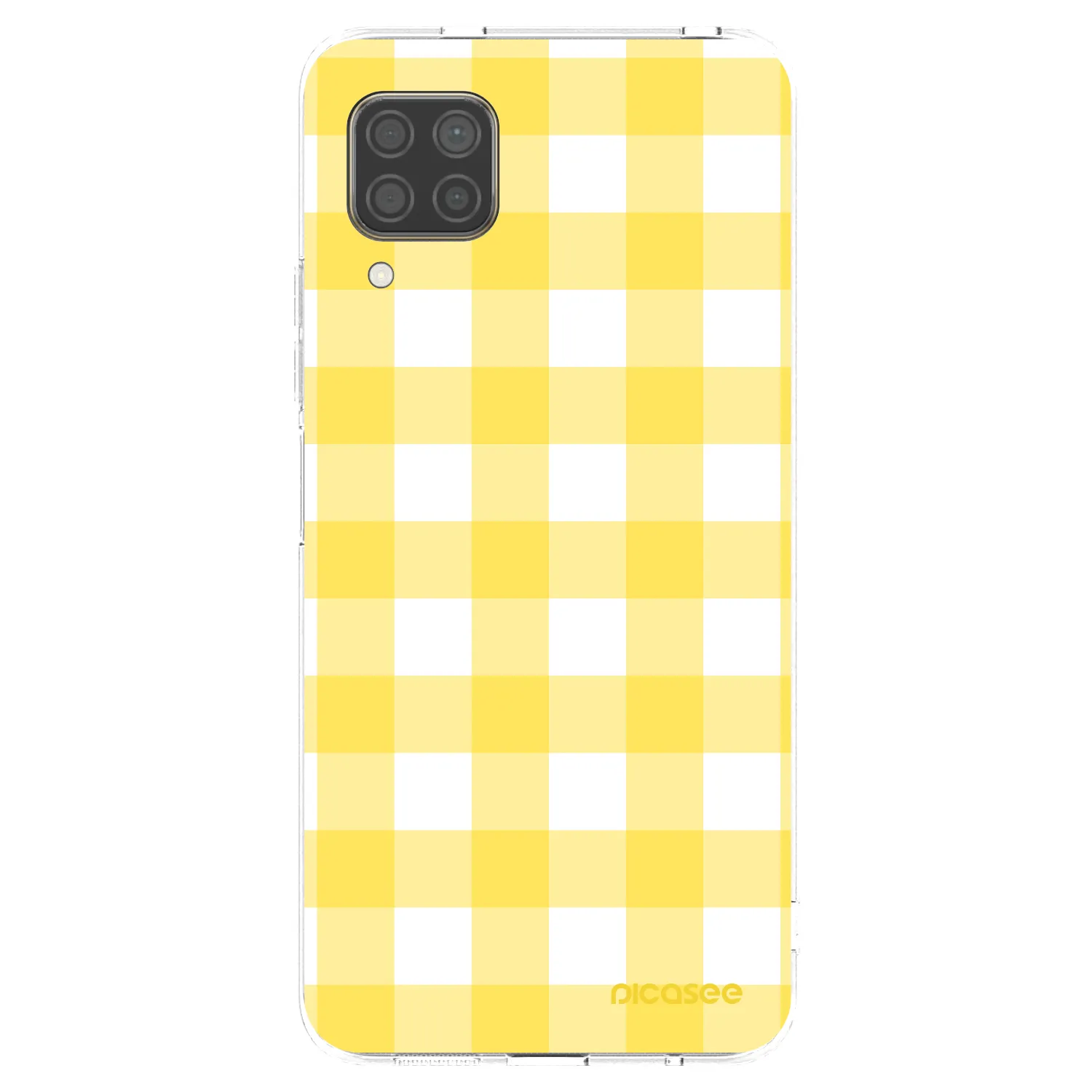 Picasee átlátszó szilikon tok az alábbi mobiltelefonokra Huawei P40 Lite - Gride lemon