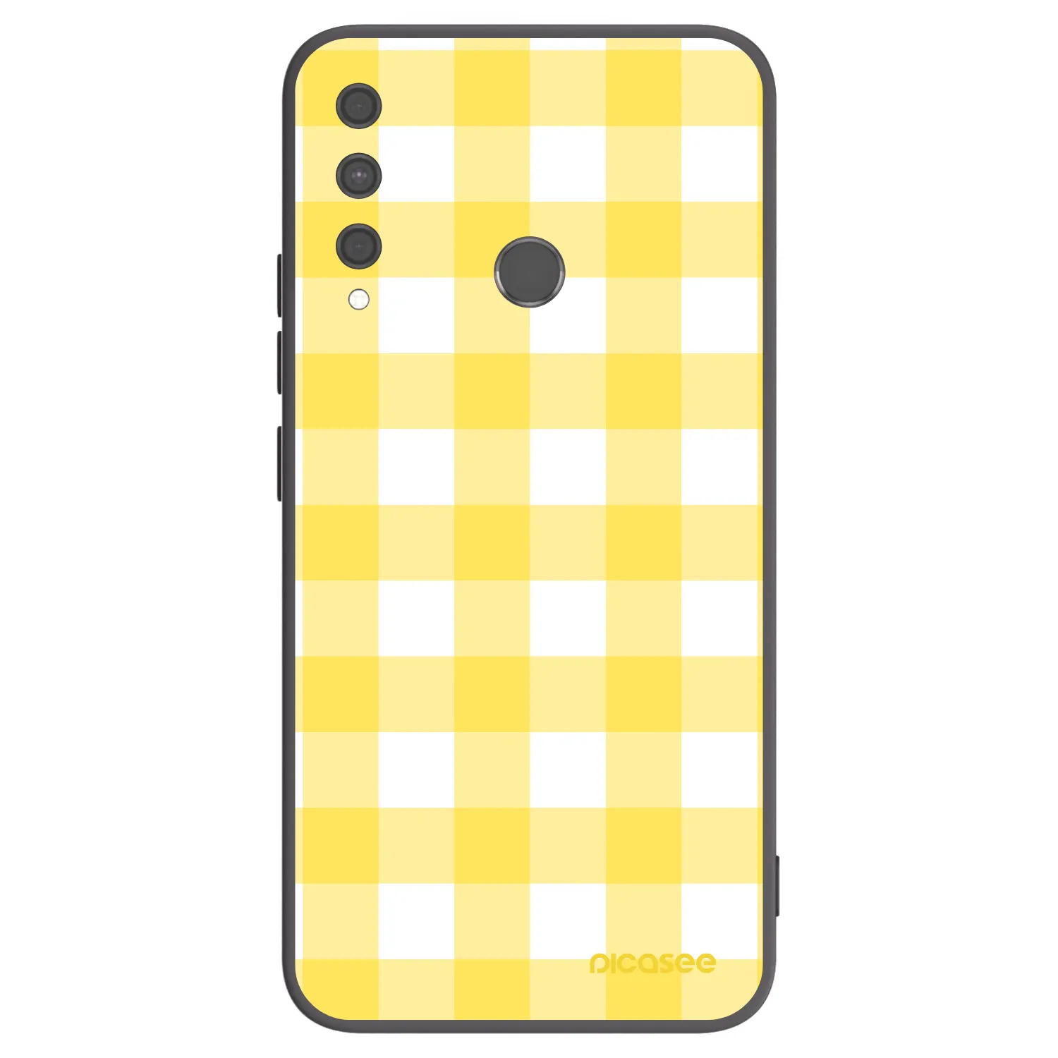 Picasee fekete szilikon tok az alábbi mobiltelefonokra Huawei P40 Lite E - Gride lemon