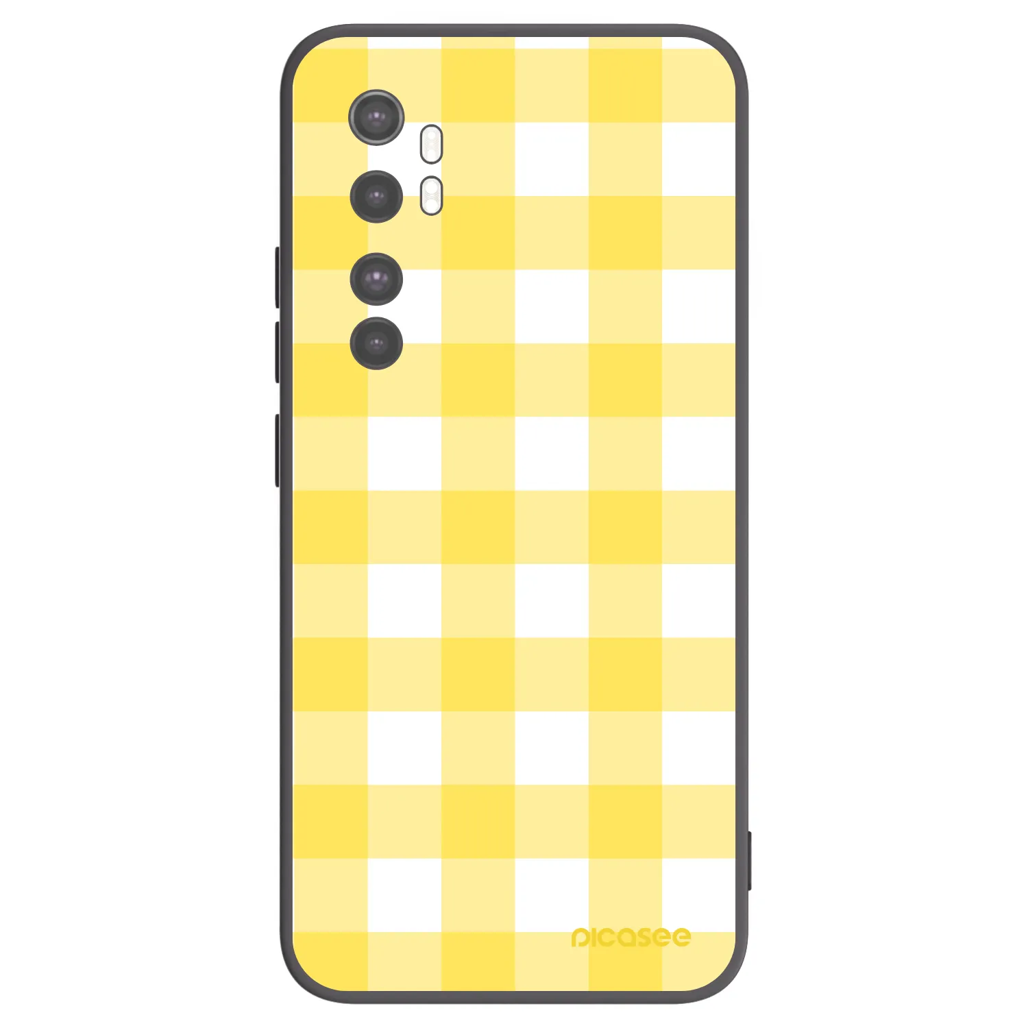 Picasee fekete szilikon tok az alábbi mobiltelefonokra Xiaomi Mi Note 10 Lite - Gride lemon