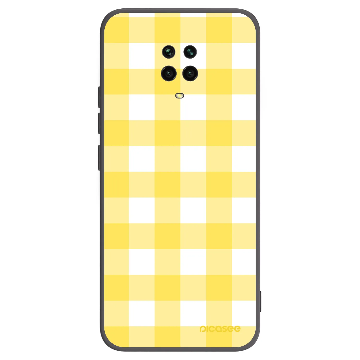 Picasee fekete szilikon tok az alábbi mobiltelefonokra Xiaomi Redmi Note 9S - Gride lemon