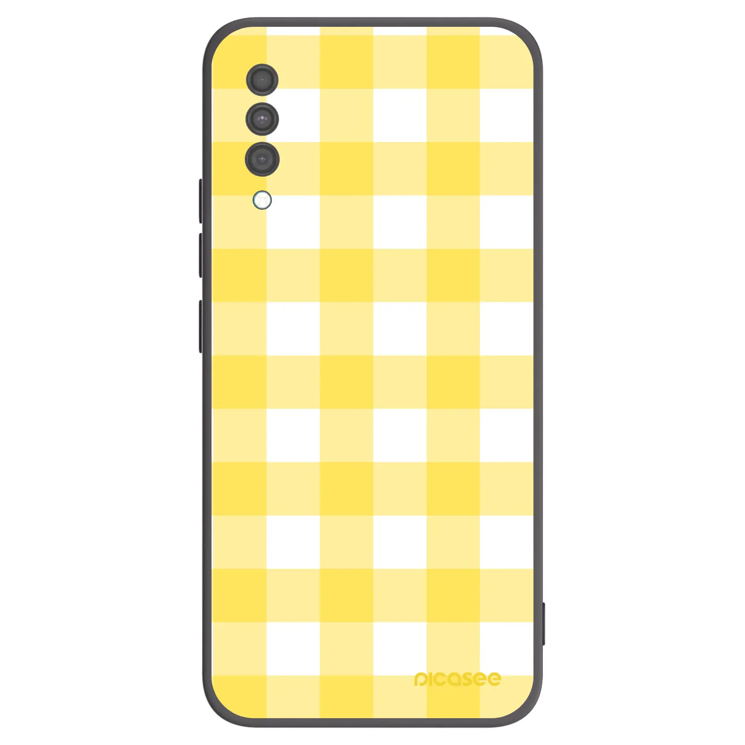 Picasee fekete szilikon tok az alábbi mobiltelefonokra Samsung Galaxy A30s A307F - Gride lemon