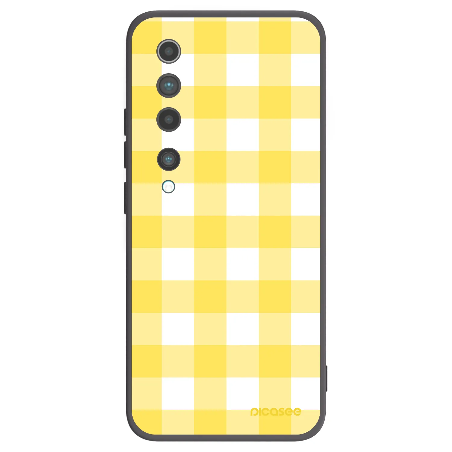 Picasee fekete szilikon tok az alábbi mobiltelefonokra Xiaomi Mi 10 - Gride lemon
