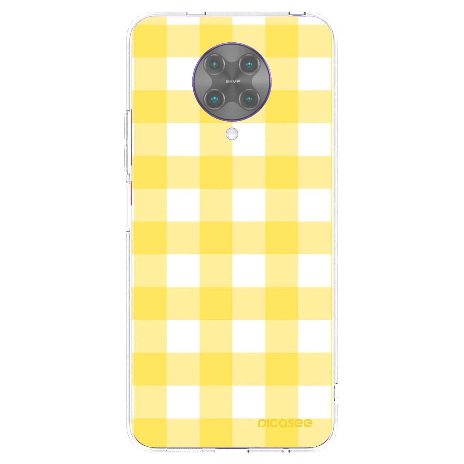 Picasee átlátszó szilikon tok az alábbi mobiltelefonokra Xiaomi Poco F2 Pro - Gride lemon