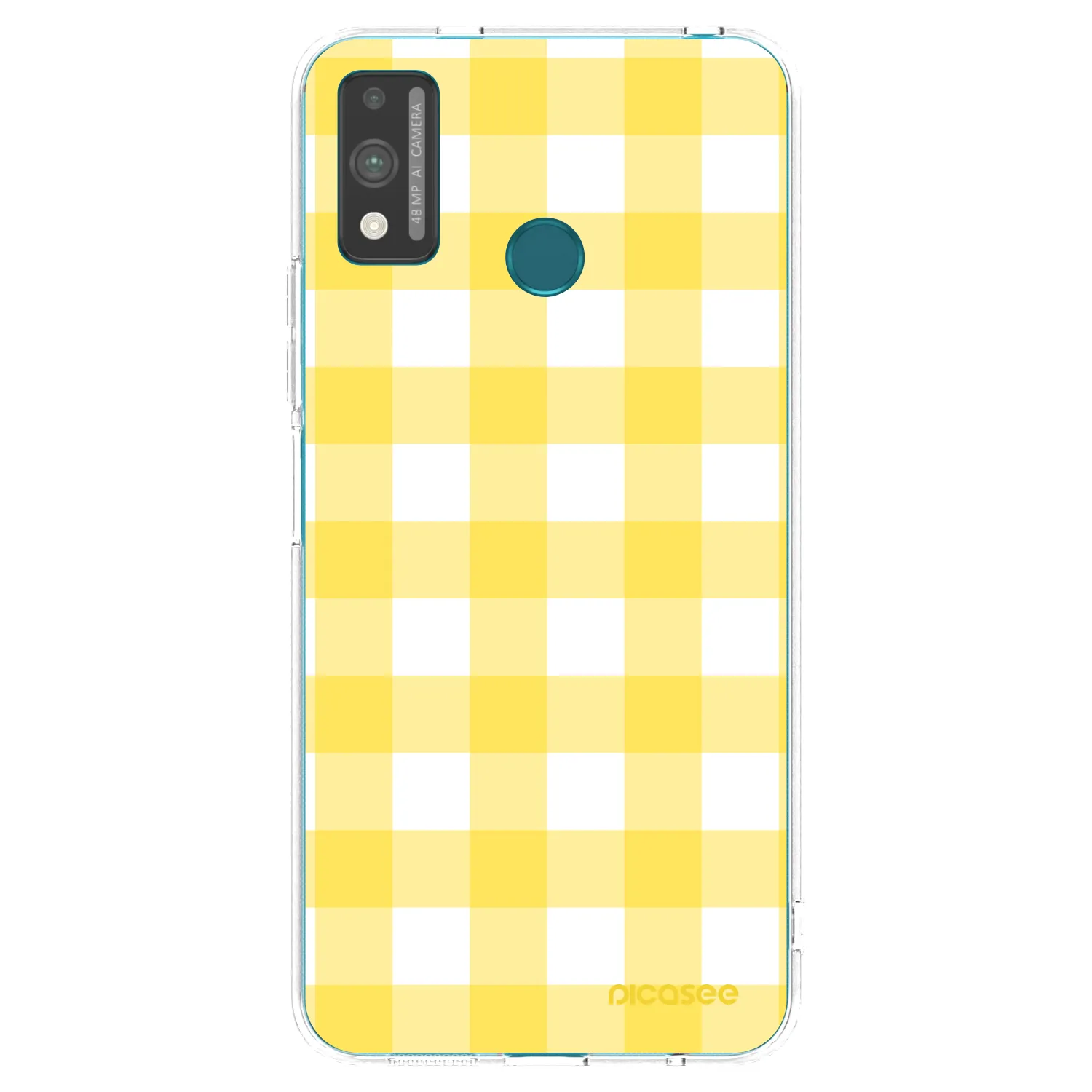 Picasee átlátszó szilikon tok az alábbi mobiltelefonokra Honor 9X Lite - Gride lemon