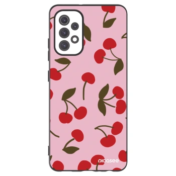 Picasee fekete szilikon tok az alábbi mobiltelefonokra Samsung Galaxy A32 5G A326B - Cherry