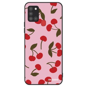 Szilikon tok erre a típusra Samsung Galaxy A21s - Cherry