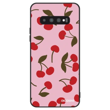 Szilikon tok erre a típusra Samsung Galaxy S10 G973 - Cherry