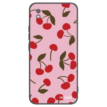 Picasee fekete szilikon tok az alábbi mobiltelefonokra Xiaomi Redmi 9AT - Cherry