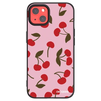 Picasee fekete szilikon tok az alábbi mobiltelefonokra Apple iPhone 13 - Cherry