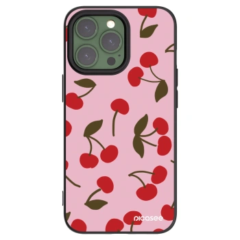 Picasee fekete szilikon tok az alábbi mobiltelefonokra Apple iPhone 13 Pro - Cherry