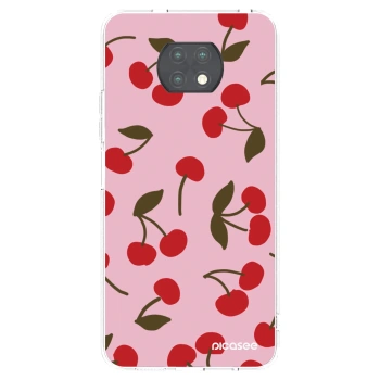 Picasee átlátszó szilikon tok az alábbi mobiltelefonokra Xiaomi Redmi Note 9T - Cherry