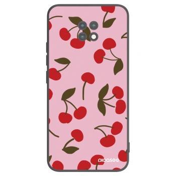 Picasee fekete szilikon tok az alábbi mobiltelefonokra Xiaomi Redmi Note 9T - Cherry