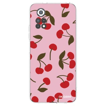 Picasee átlátszó szilikon tok az alábbi mobiltelefonokra Xiaomi Poco X4 Pro 5G - Cherry