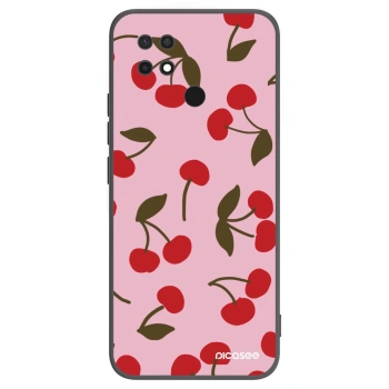 Picasee fekete szilikon tok az alábbi mobiltelefonokra Xiaomi Redmi 10C - Cherry