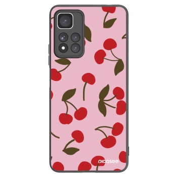 Picasee fekete szilikon tok az alábbi mobiltelefonokra Xiaomi Redmi Note 11 Pro+ 5G - Cherry