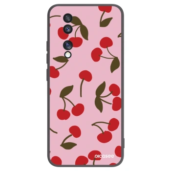 Picasee fekete szilikon tok az alábbi mobiltelefonokra Honor 70 - Cherry
