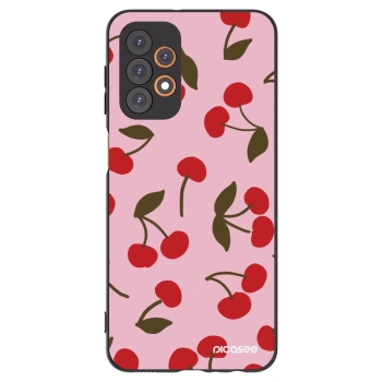 Picasee fekete szilikon tok az alábbi mobiltelefonokra Samsung Galaxy A23 A236B 5G - Cherry