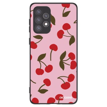 Picasee fekete szilikon tok az alábbi mobiltelefonokra Samsung Galaxy A73 5G - Cherry