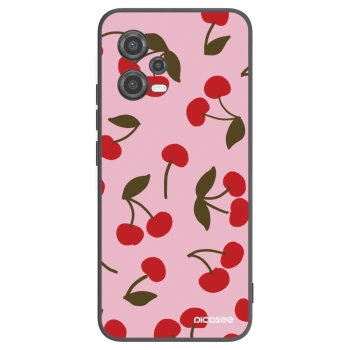 Picasee fekete szilikon tok az alábbi mobiltelefonokra Xiaomi Poco X5 - Cherry