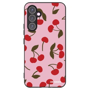 Picasee fekete szilikon tok az alábbi mobiltelefonokra Samsung Galaxy A54 5G A546B - Cherry