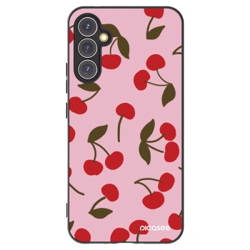 Picasee fekete szilikon tok az alábbi mobiltelefonokra Samsung Galaxy A34 5G A346B - Cherry
