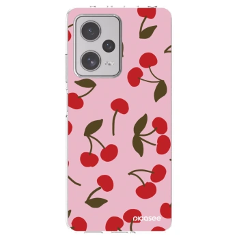 Picasee átlátszó szilikon tok az alábbi mobiltelefonokra Xiaomi Redmi Note 12 Pro+ 5G - Cherry